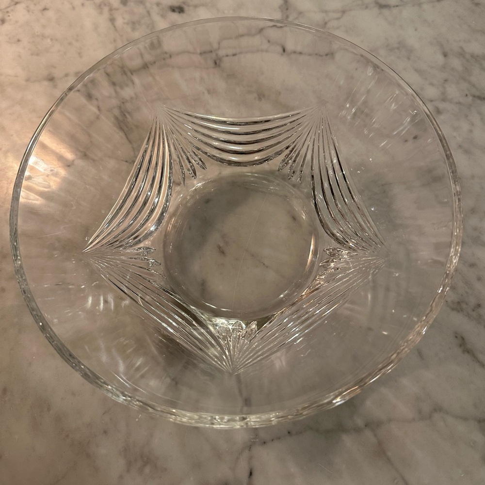 Royal Crystal Rock RCR Vintage 24% Lead Crystal Bowl in Perfect Condition